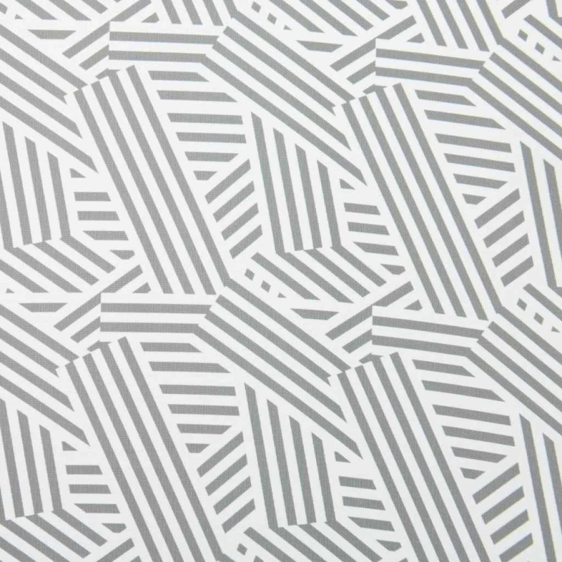 vidaXL Pludmales Saulesparasols Pelēka un balta 160 x 160 x 196 cm