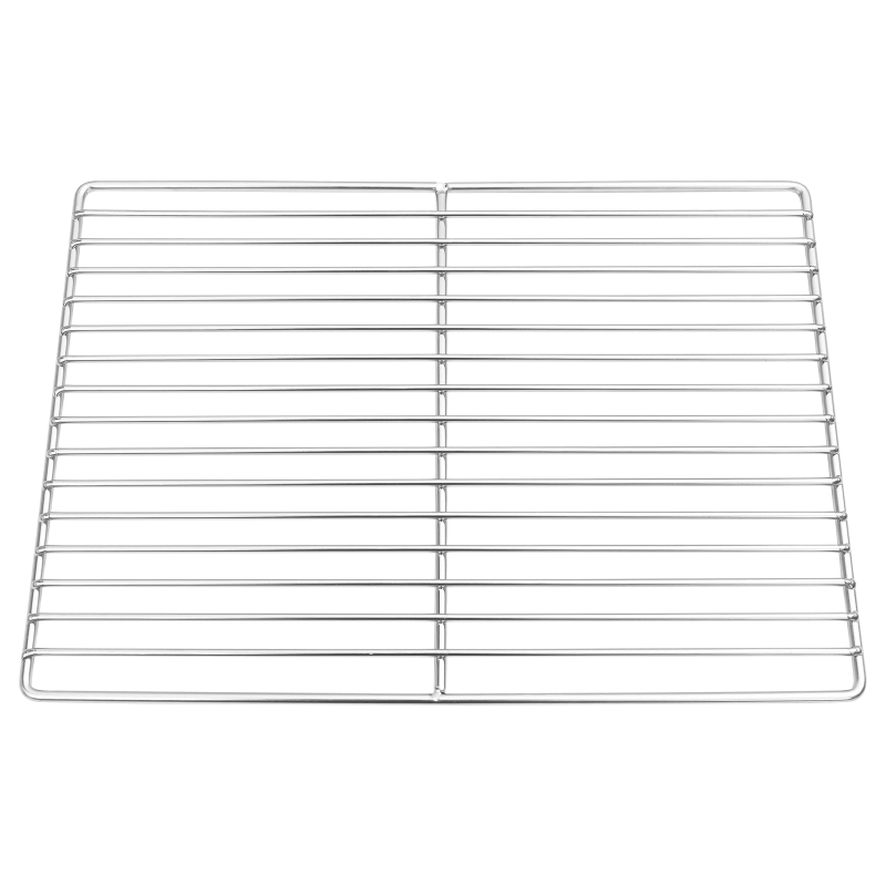 vidaXL Grilio grotelės Sidabro 40 x 30 cm Nerūdijantis Plienas