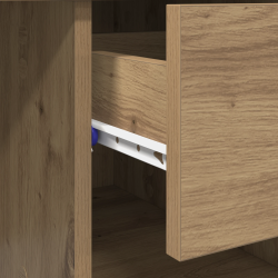 vidaXL Galds Artisānā ozols 90 x 49 x 75 cm Inženierijas koks