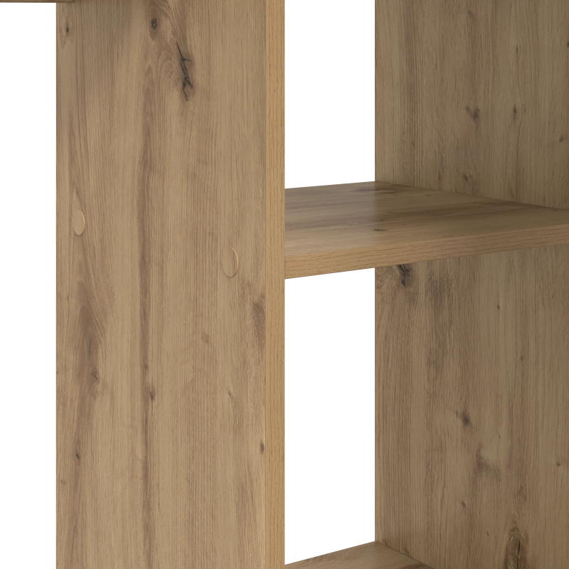 vidaXL Galds Artisānā ozols 142 x 102 x 73 cm Inženierijas koks