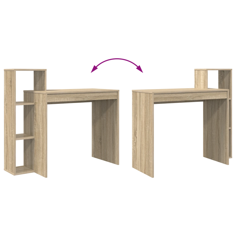 vidaXL Galds Sonoma ozols 100 x 40 x 90 cm Inženierijas koks