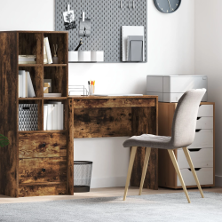 vidaXL Galds Dūmaka ozols 80 x 40 x 76 cm