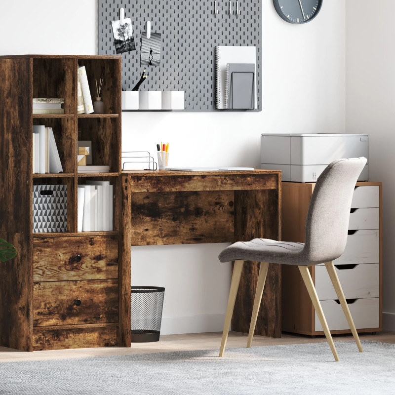 vidaXL Galds Dūmaka ozols 80 x 40 x 76 cm