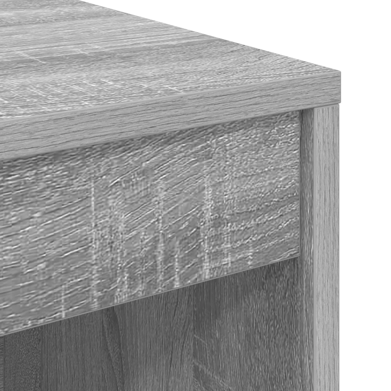 vidaXL Galds Pelēks Sonoma 80 x 40 x 76 cm