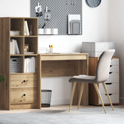 vidaXL Galds Artisānā ozols 80 x 40 x 76 cm