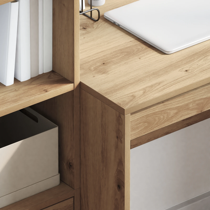 vidaXL Galds Artisānā ozols 80 x 50 x 76 cm