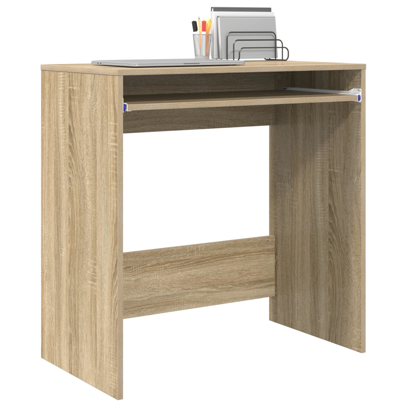 vidaXL Galds Sonoma ozols 77.5 x 43 x 79 cm Inženierijas koks