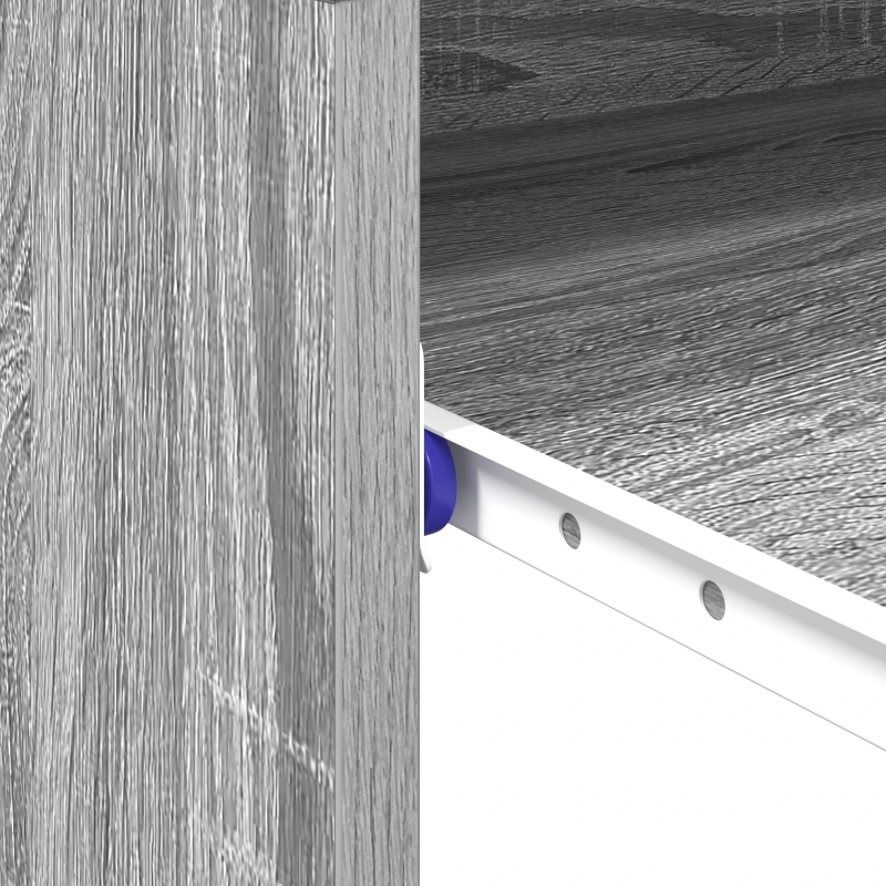 vidaXL Galds Pelēks Sonoma 77.5 x 43 x 79 cm Inženierijas koks