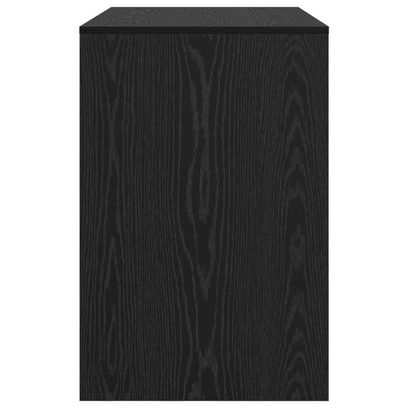 vidaXL Galds Melns ozolkoks 102 x 50 x 75 cm Inženierijas koks