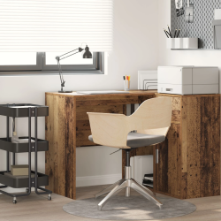 vidaXL Galds ar plauktu Vecs koks 102 x 50 x 75 cm Inženierijas koks