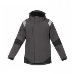 Jacket softshell atlanta black-grey m