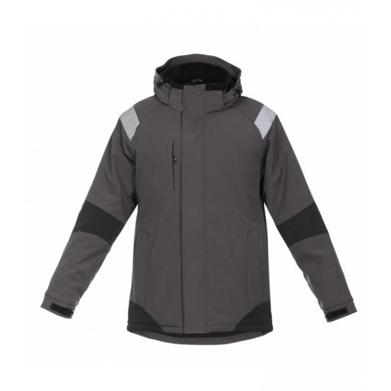 Jaka softshell atlanta melna-pelēka l