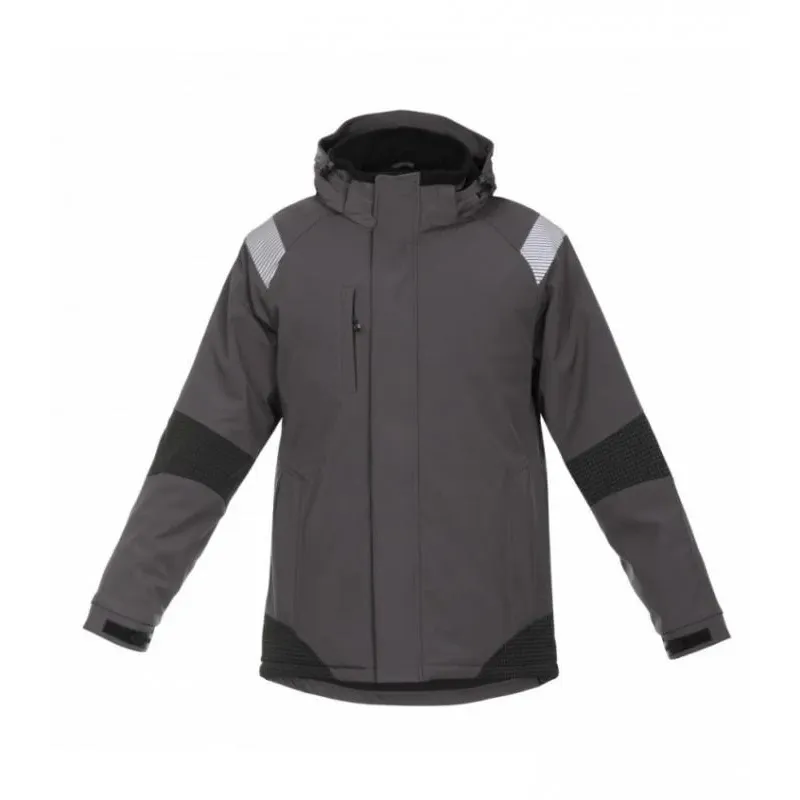 Jaka softshell atlanta melna-pelēka xxl