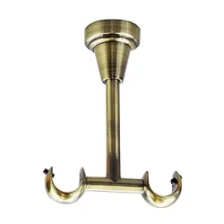 Karnizo laikiklis Domoletti, 120 mm, DIA 19 mm, aukso sp.