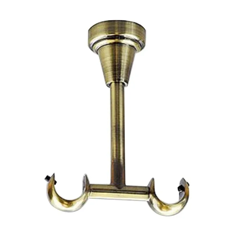 Крепление карниза Domoletti, 120 мм, DIA 19 мм, золотой цв.