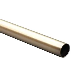 Curtain tubeestilo gold colour2.0 m. d19