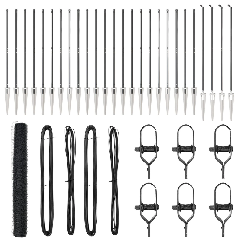 vidaXL Žoga āķis Pelēka 50 x 1,4 m ,36 mm siets, Tērauds un PVC