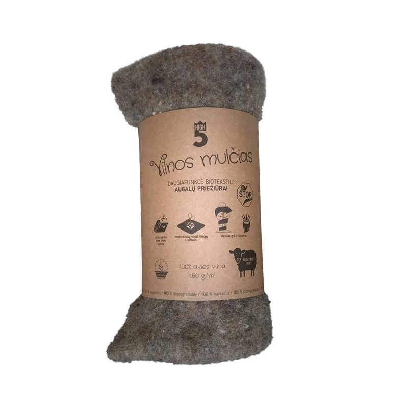 Vilnas mulča augu aizsardzībai 0.5x1.8m