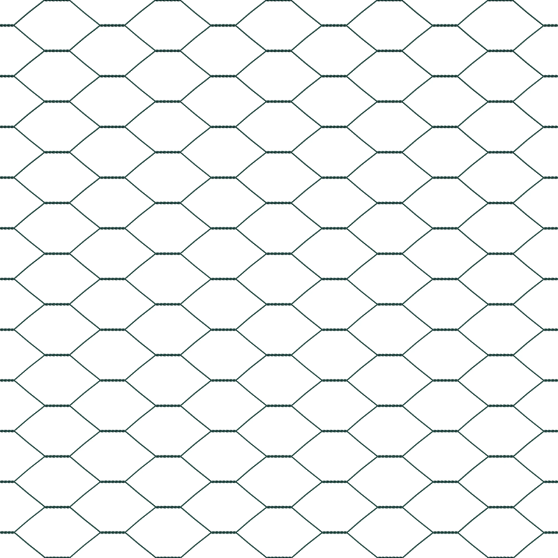 vidaXL Žoga āķis Zaļa 10 x 0,4 m ,25 mm acu, Tērauds un PVC