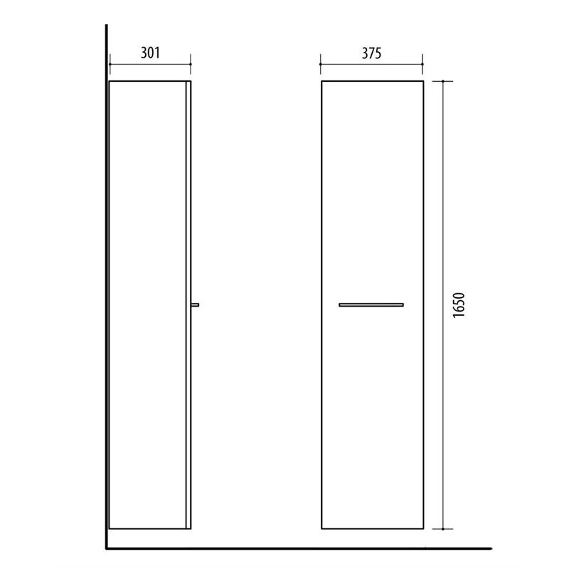 Skapis augstais elegance su38 sonoma
