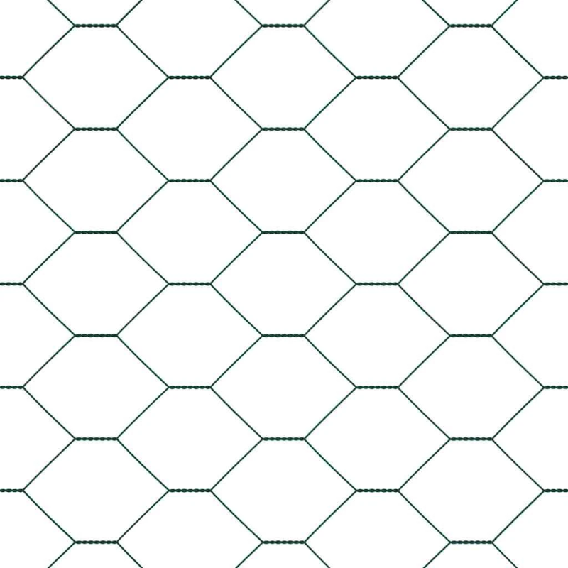 vidaXL Žoga āķis Zaļa 50 x 0,6 m ,50 mm siets, Tērauds un PVC