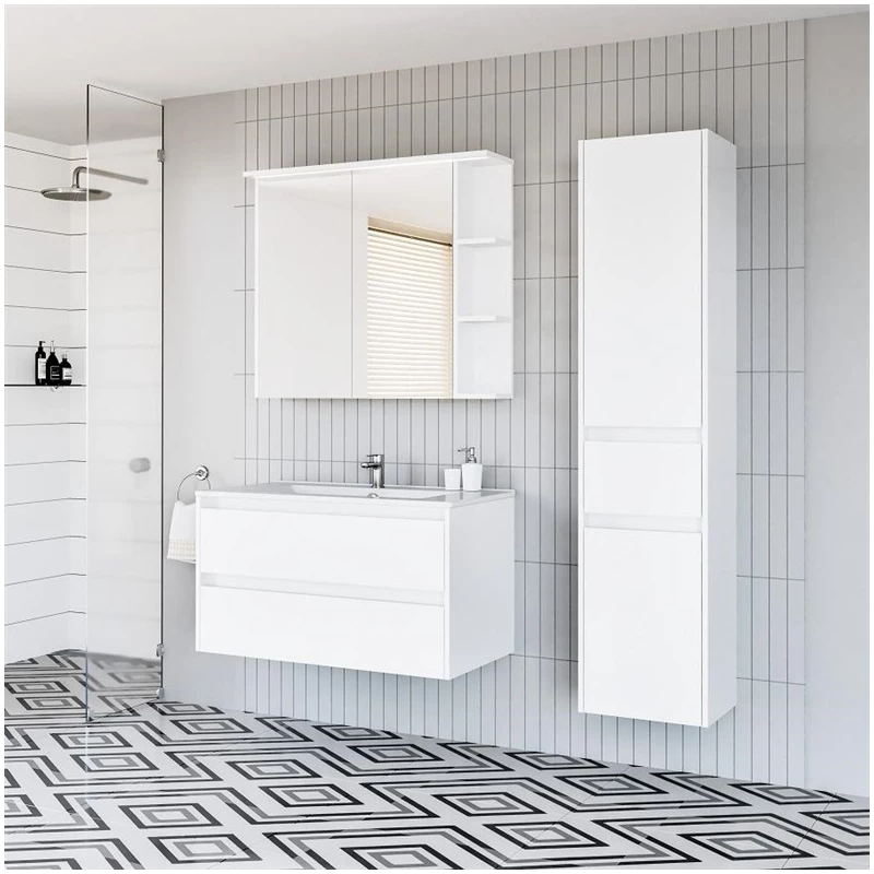 Skapis vannas istabai su38dl balts matēts