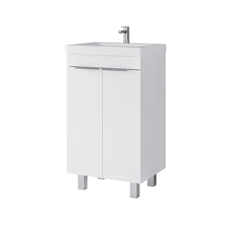 Vannas istabas skapis ar izlietni Domoletti SA50DL-3, balta krās., 35 cm x 46 cm x 81 cm