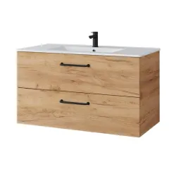 Valamualune vannitoa kapp Domoletti, tamm v.-pruun v., 45.5 cm x 89 cm x 50 cm