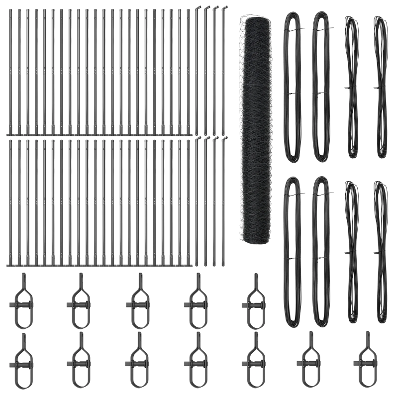 vidaXL Žoga āķis Pelēka 100 x 1,2 m ,36 mm siets, Tērauds un PVC