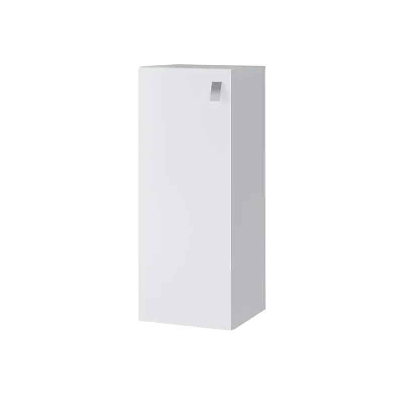 Piekarināms vannas istabas skapis Riva, balta krās., 23 cm x 32 cm x 75 cm