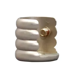 Кронштейн бокового карниза Domoletti, DIA 16 мм, матовое серебро, 2 шт.