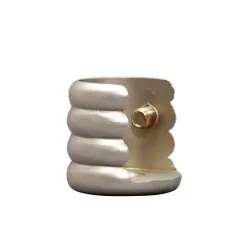 Кронштейн бокового карниза Domoletti, DIA 19 мм, матовое серебро, 2 шт.