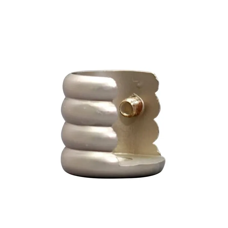 Кронштейн бокового карниза Domoletti, DIA 19 мм, матовое серебро, 2 шт.