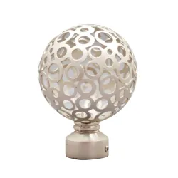 Monako karnīžu galvas. matēts sudrabs sp.. D19. 2 gab.