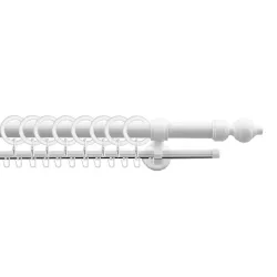 Cornice metal rail white 2.4 d28 ,1,