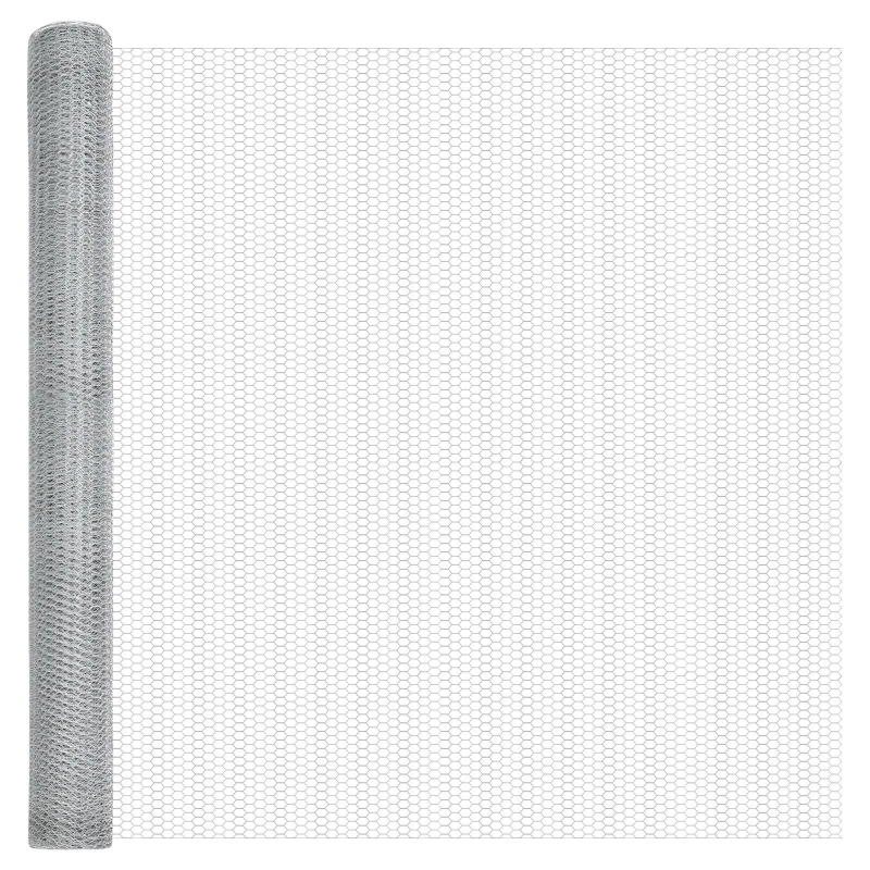 vidaXL Žoga āķis Sudraba 50 x 1,6 m ,13 mm acs, Tērauds