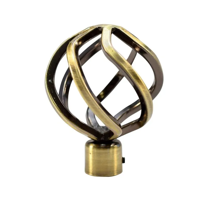 Karnīzes gals Domoletti Azur, DIA 16 mm, zelta krās., 2 gab.