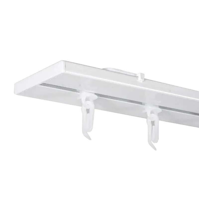 Aliuminio profilis UNIVERSAL 1 ir 2 bėgelių. baltas. 3 m.