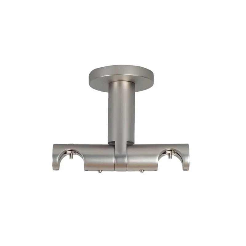 Curtain rod holder Nova, matte silver sp., 7 cm, D19