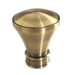 Karnīzes uzgaļi Torino, antīkā zelta, D19, 2 gab.