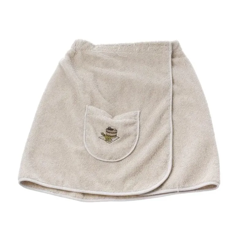 Pirts priekšauts Namų Tekstilė, kokvilna-lins, 140 x 75 cm, bēša krās.