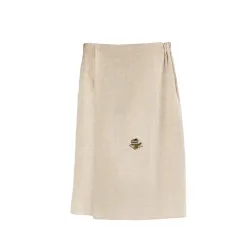 Embroidered sauna apron 75x145 waffled