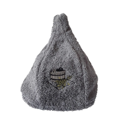 Pirts cepure kokvilnas pelēka