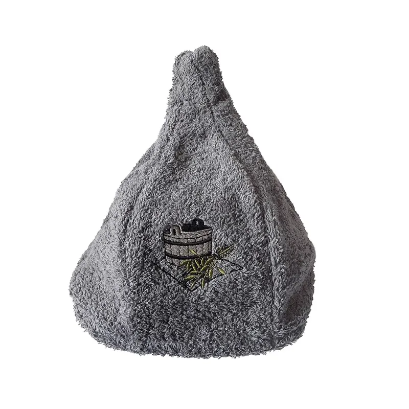 Pirts cepure Namų Tekstilė, kokvilna, 26 x 26 cm, pelēka krās.