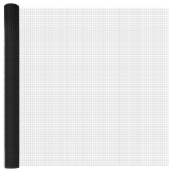 vidaXL Žoga āķis Pelēka 10 x 1,6 m ,12 x 12 mm siets, Tērauds un PVC