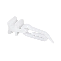 Slīdņa āķis plastmasas balts 30gab