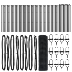 vidaXL Žoga āķis Pelēka 100 x 0,8 m ,19 x 19 mm acs tīkls,