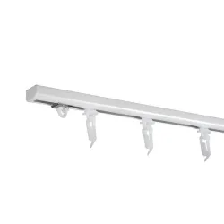 Bėgelis DOMOLETTI D PROFILE. 200 cm. baltas