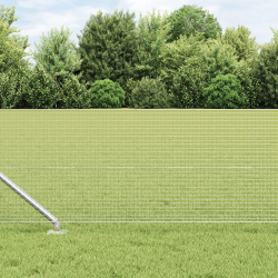 vidaXL Žoga āķis Sudraba 25 x 0,5 m ,19 x 19 mm acs, Tērauds