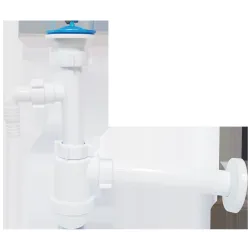 Sifons Ani izl. 1 1-4х40mm ar veļas maš. pies., caurule 40mm